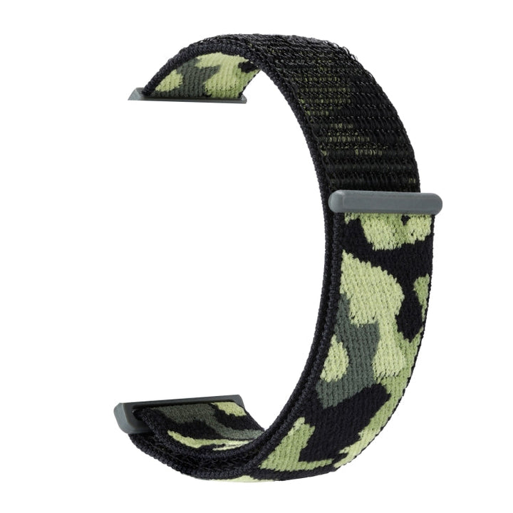Stornfield | Frerndorf | Bande de montre en nylon Loop pour Apple Watch Ultra 49 mm et Watch Ultra 2 49 mm / Series 9 & 8 & 7 45 mm / SE 3 & SE 2 & 6 & SE & 5 & 4 44 mm / 3 & 2 & 1 42 mm (Camouflage vert armée)
