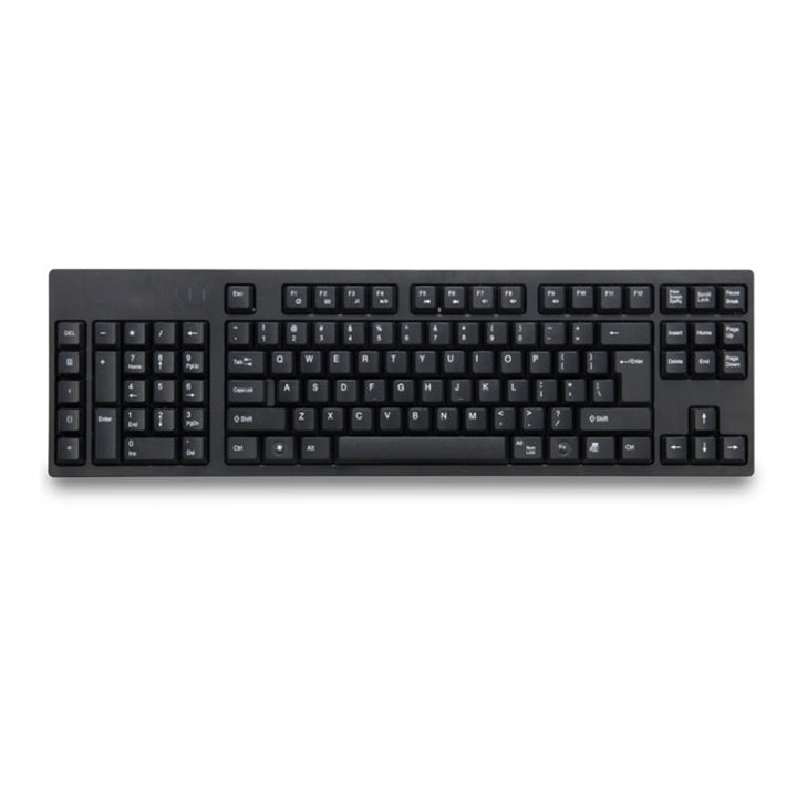 Stornfield | Left-Handed Wired USB Keyboard with Dual HUB Function (Black)