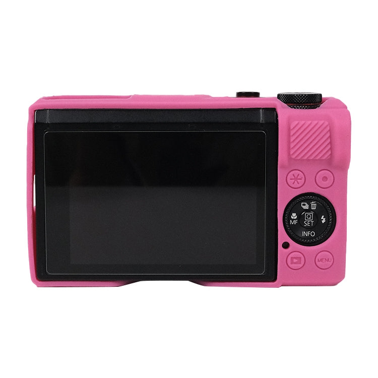 Stornfield | For Canon PowerShot G7 X Mark III / G7X3 Soft Silicone Protective Case with Lens Cap (Rose Red)