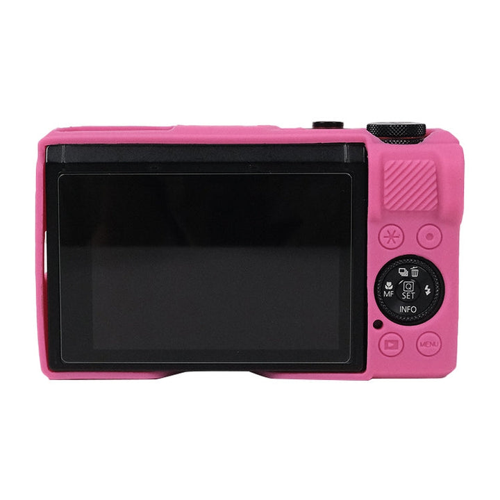 Stornfield | For Canon PowerShot G7 X Mark III / G7X3 Soft Silicone Protective Case with Lens Cap (Rose Red)