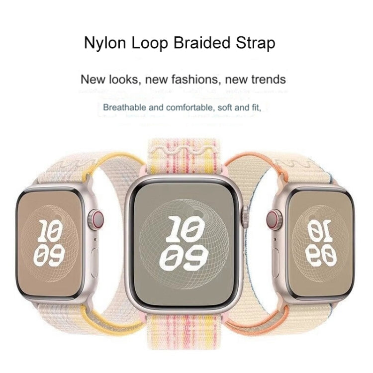 Stornfield | For Apple Watch Series 5 40mm Nylon Loop Band (Starlight Rose Yellow)