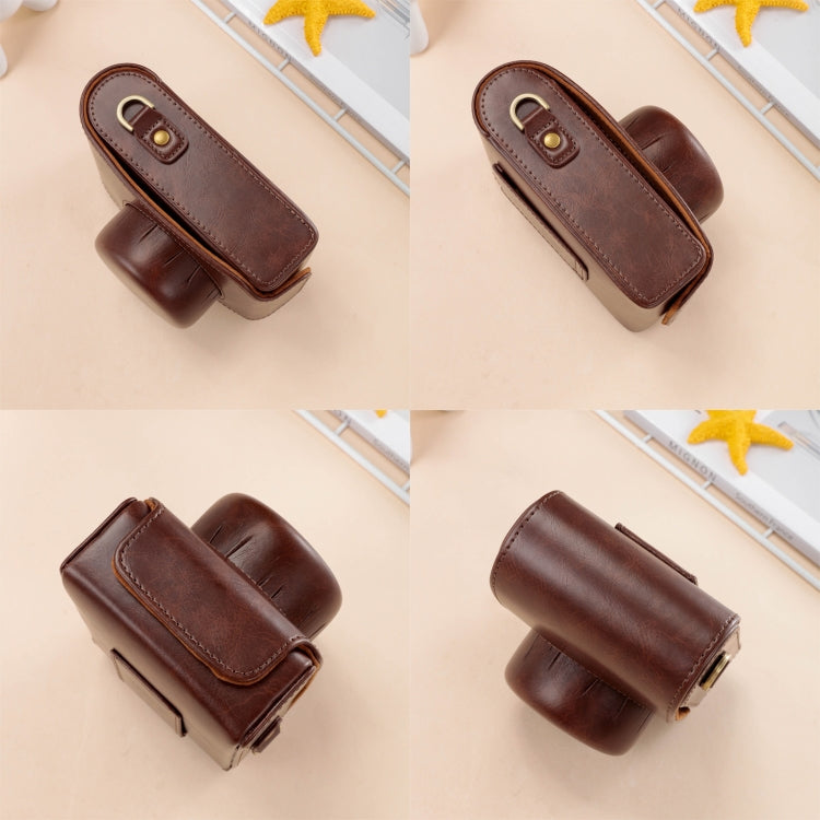 Stornfield | For FUJIFILM X100VI Full Leather Case with Shoulder Strap (Coffee)