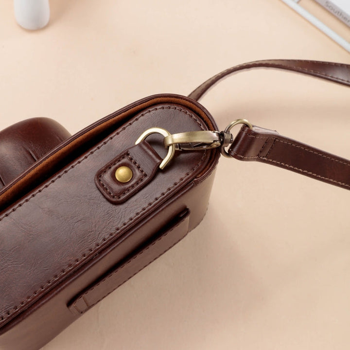 Stornfield | For FUJIFILM X100VI Full Leather Case with Shoulder Strap (Coffee)