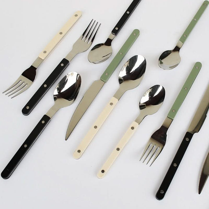 Stornfield | 24-piece stainless steel cutlery set with engraving