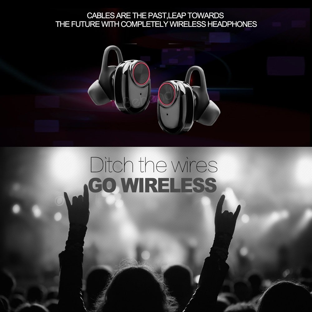 Wireless In-Ear Headphones Bluetooth V5.0 (black) | Stornfield