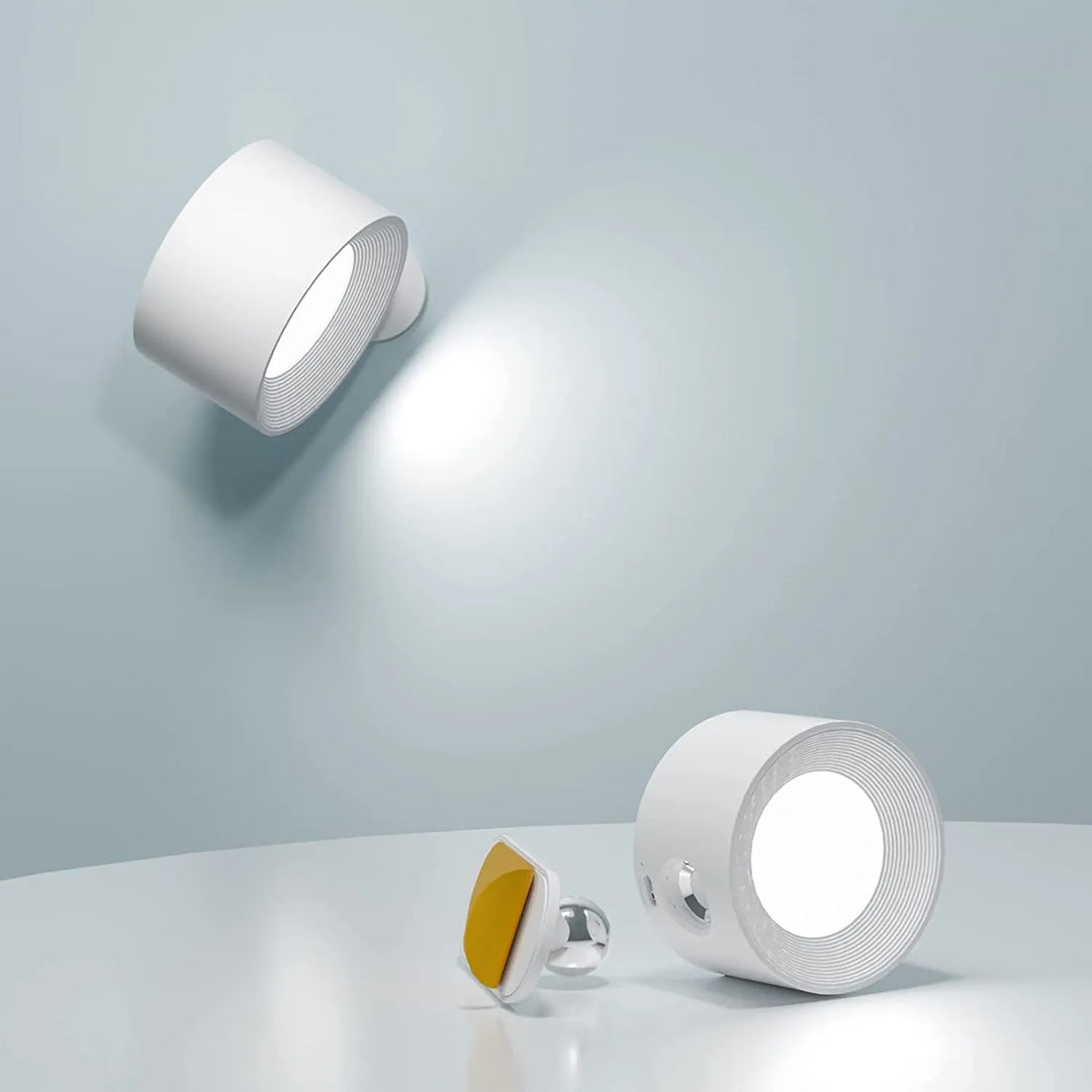 Stornfield | Spotlight Wireless Wall Lamp - 360° Rotation, Dimmable, Rechargeable Wall Light