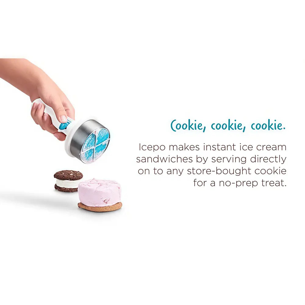 Stornfield | Stainless Steel Ice Cream Scoop – With One-Hand Release & Ergonomic Handle