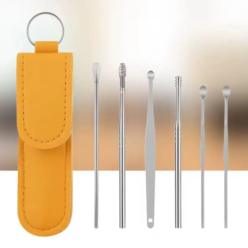 Stainless Steel Ear Cleaner Set 6-piece for Ear Care | Stornfield