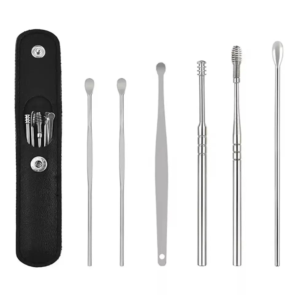 Stainless Steel Ear Cleaner Set 6-piece for Ear Care | Stornfield