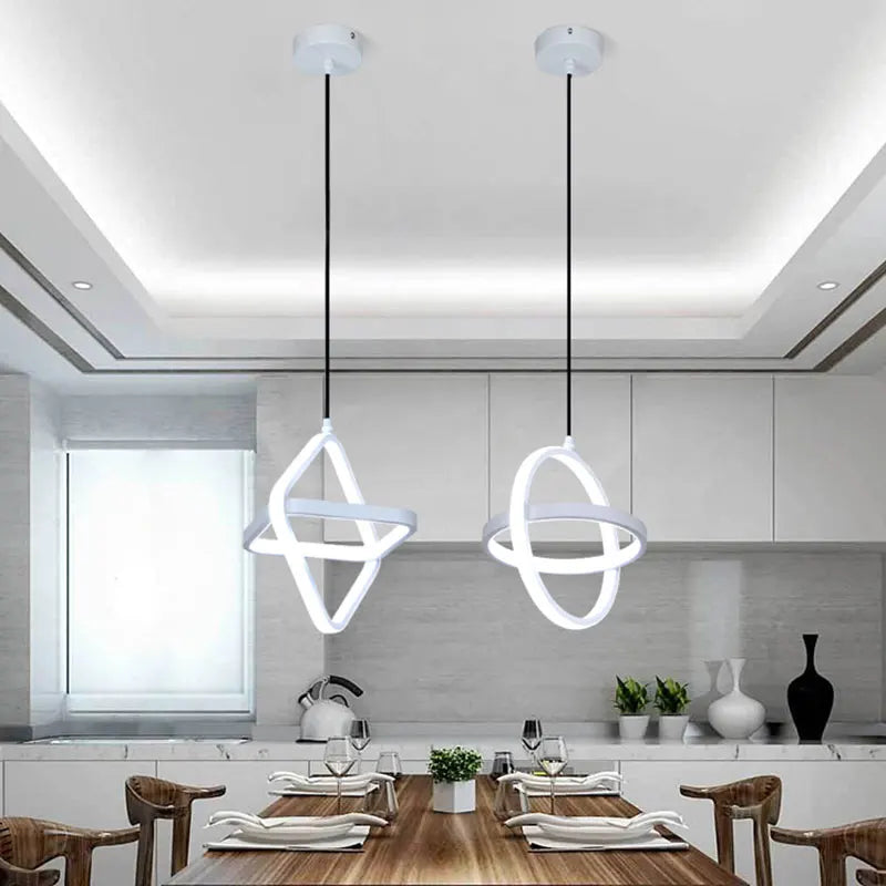 Modern LED Hanging Lamp – Minimalist Pendant Light for Living Room and Dining Room | Stornfield