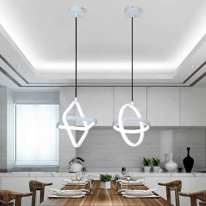 Modern LED Hanging Lamp – Minimalist Pendant Light for Living Room and Dining Room | Stornfield