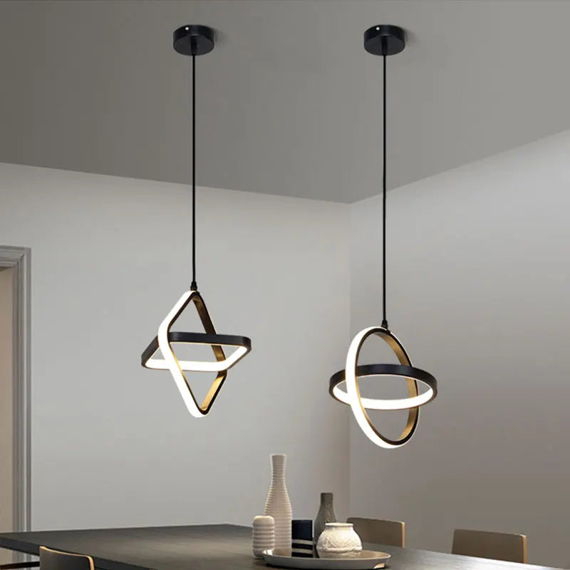 Modern LED Hanging Lamp – Minimalist Pendant Light for Living Room and Dining Room | Stornfield