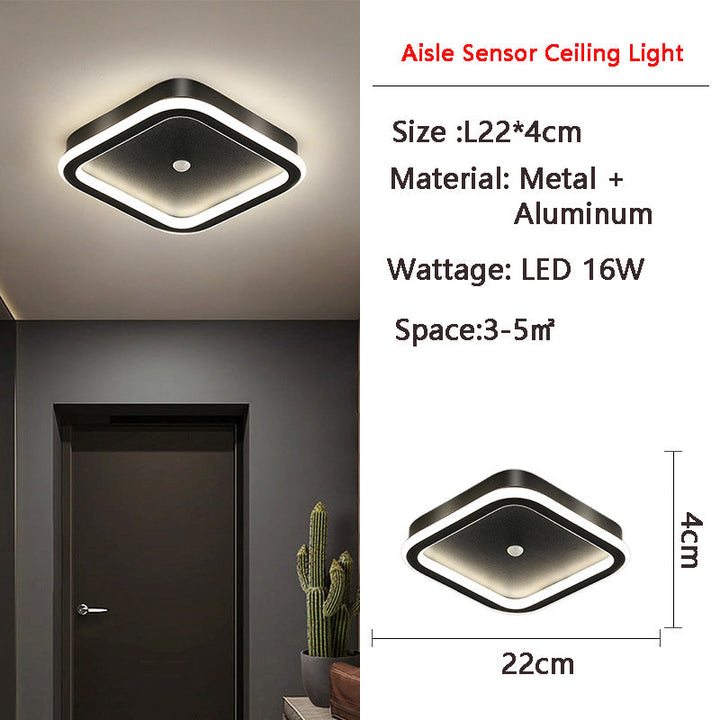Stornfield | MotionGlide PIR LED Ceiling Light Motion Sensor | Smart Lighting | Energy Efficient | Perfect for Hallway & Bathroom