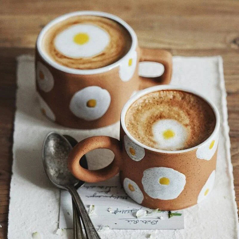 Egg hand-painted coffee mug | Stornfield