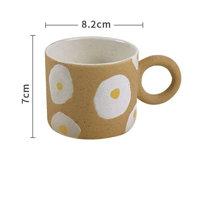 Egg hand-painted coffee mug | Stornfield