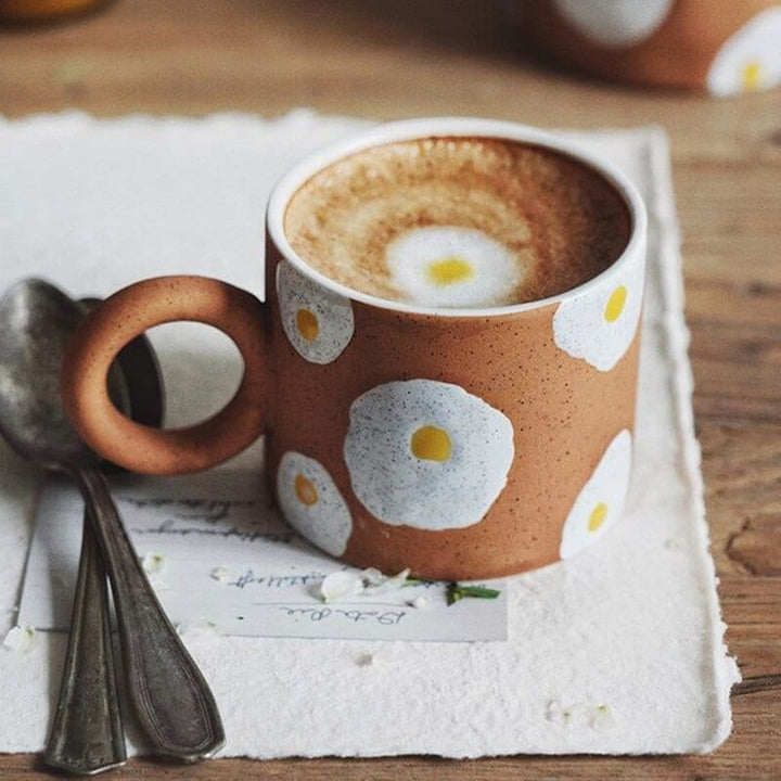 Egg hand-painted coffee mug | Stornfield