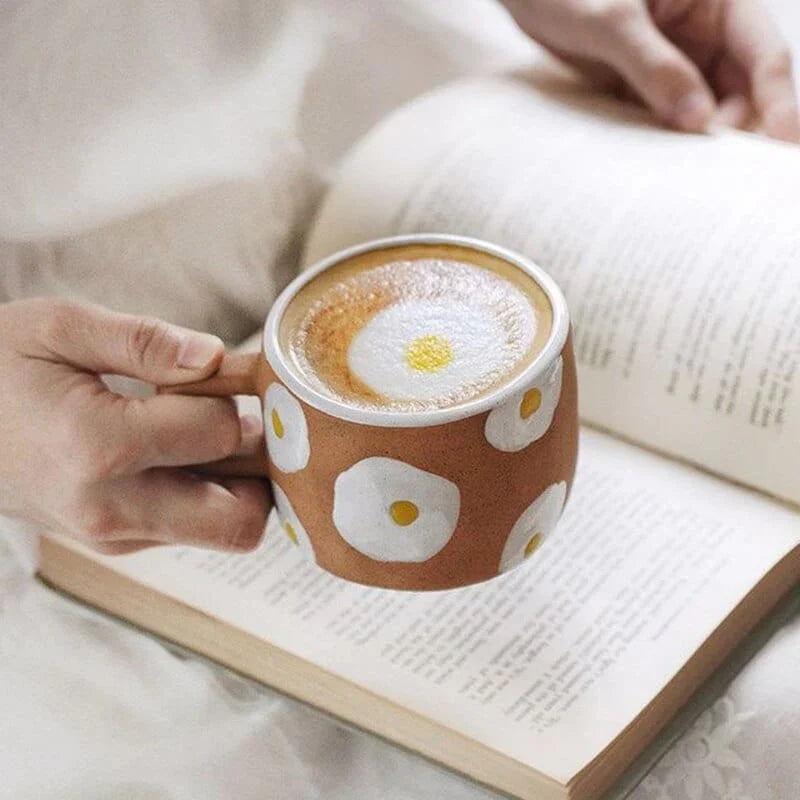 Egg hand-painted coffee mug | Stornfield