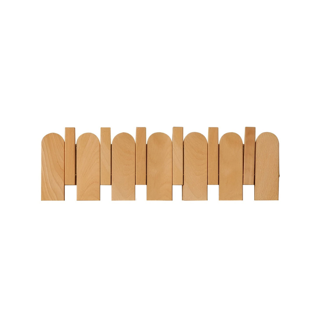 FoldaStornfielde wardrobe rail made of wood – Stylish wall hook rail | Space-saving solution for any room | Stornfield