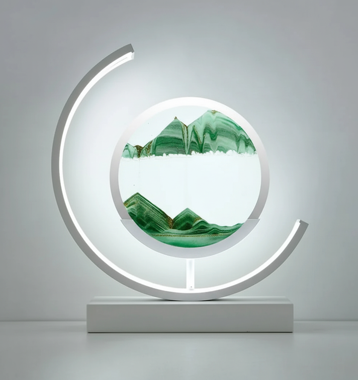 DuneGlow Table Lamp – Handmade Ambient Lamp with Soothing Light and Modern Design | Stornfield
