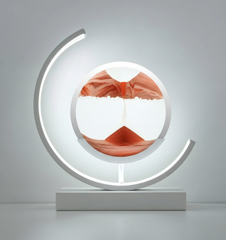 DuneGlow Table Lamp – Handmade Ambient Lamp with Soothing Light and Modern Design | Stornfield