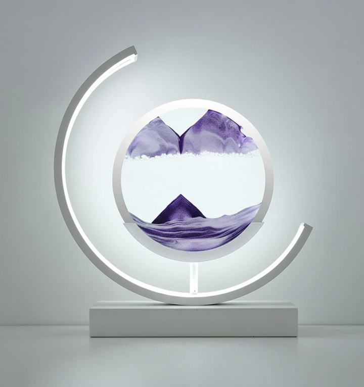 DuneGlow Table Lamp – Handmade Ambient Lamp with Soothing Light and Modern Design | Stornfield