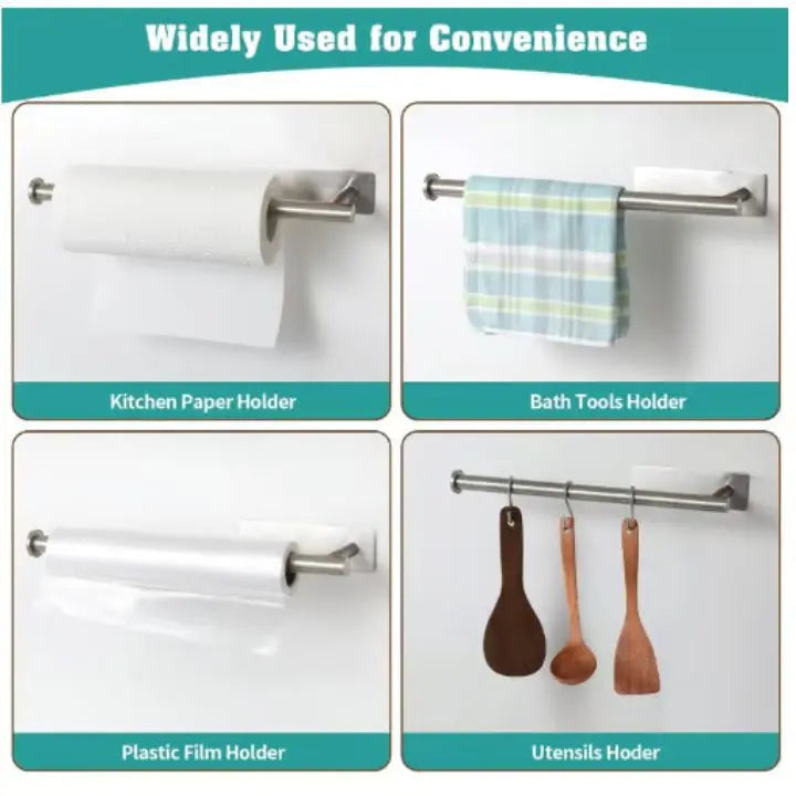 Stornfield | Elegant Wall Kitchen Paper Towel Holder – drill-free & space-saving