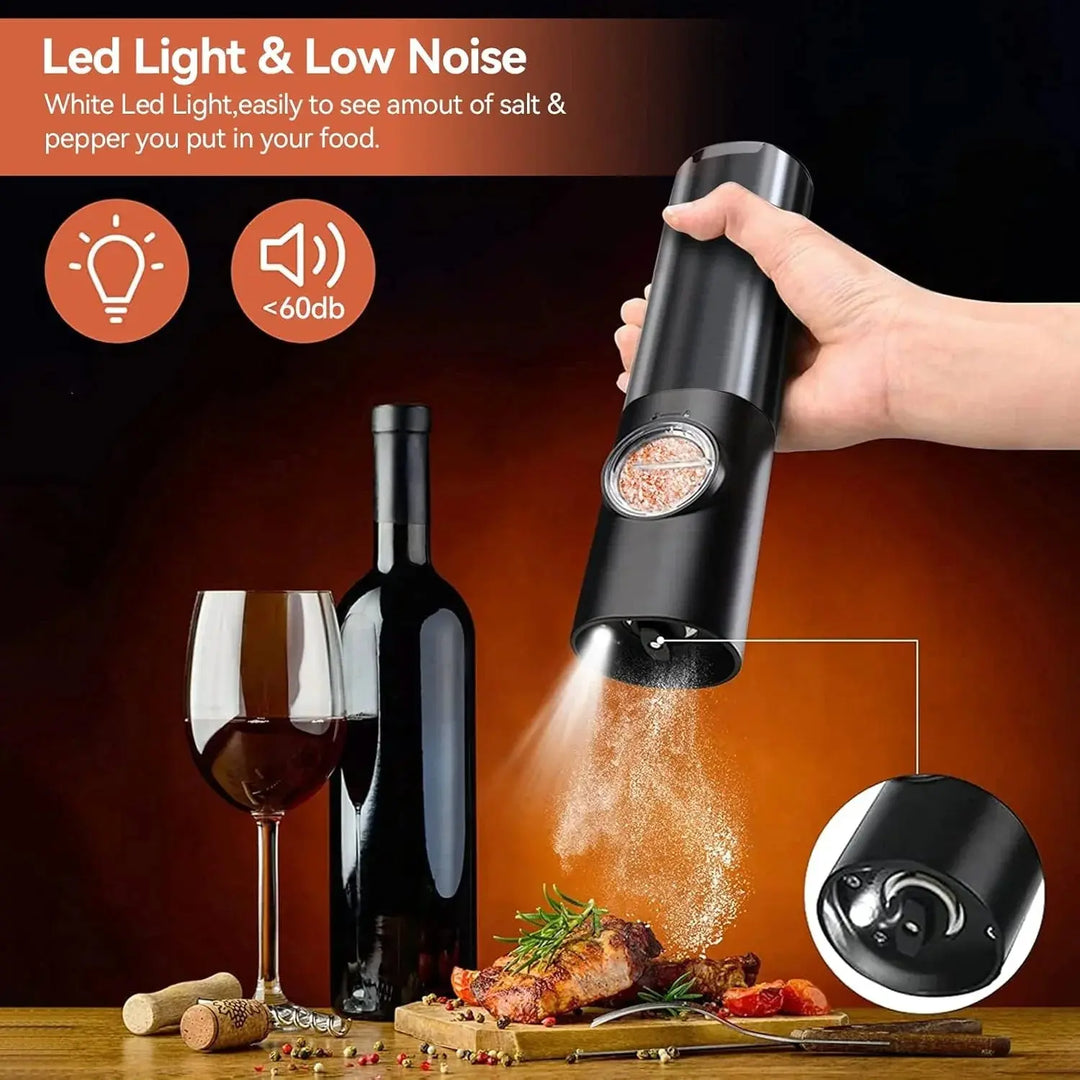 Electric spice grinder set with USB-C charging station | Stornfield