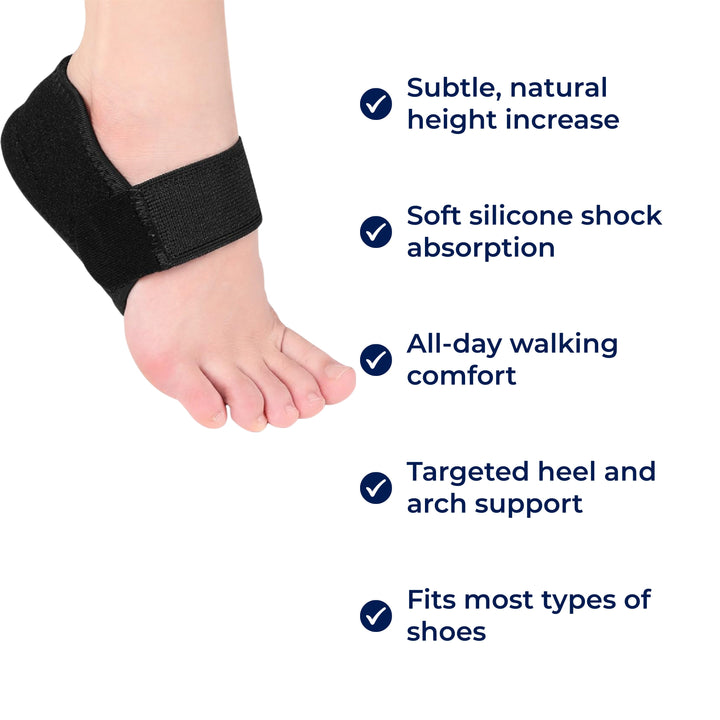 ElevateEase | Heel Lift Inserts – Height Increase – Pain Relief – Posture Improvement – Daily Comfort Stornfield