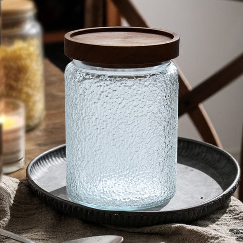 Embossed Flower Glass Container Stornfield