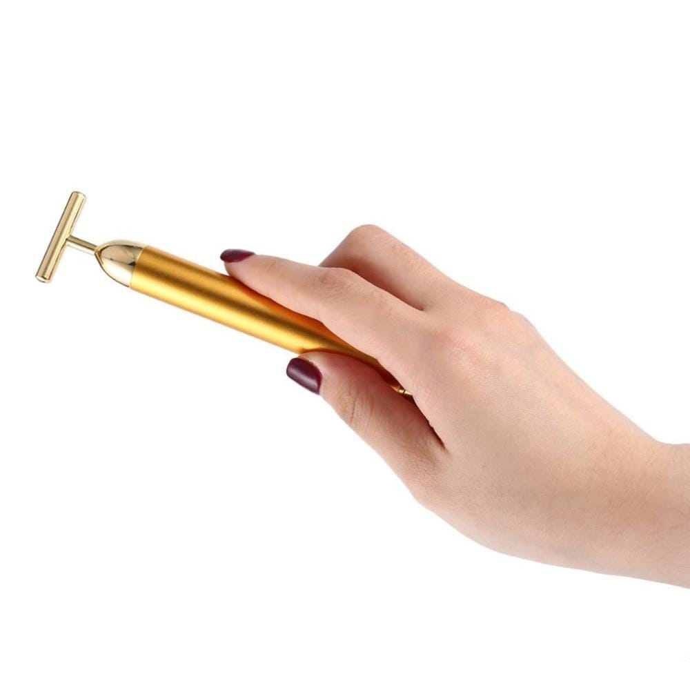 Facial T-Bar Gold Massager | Stornfield