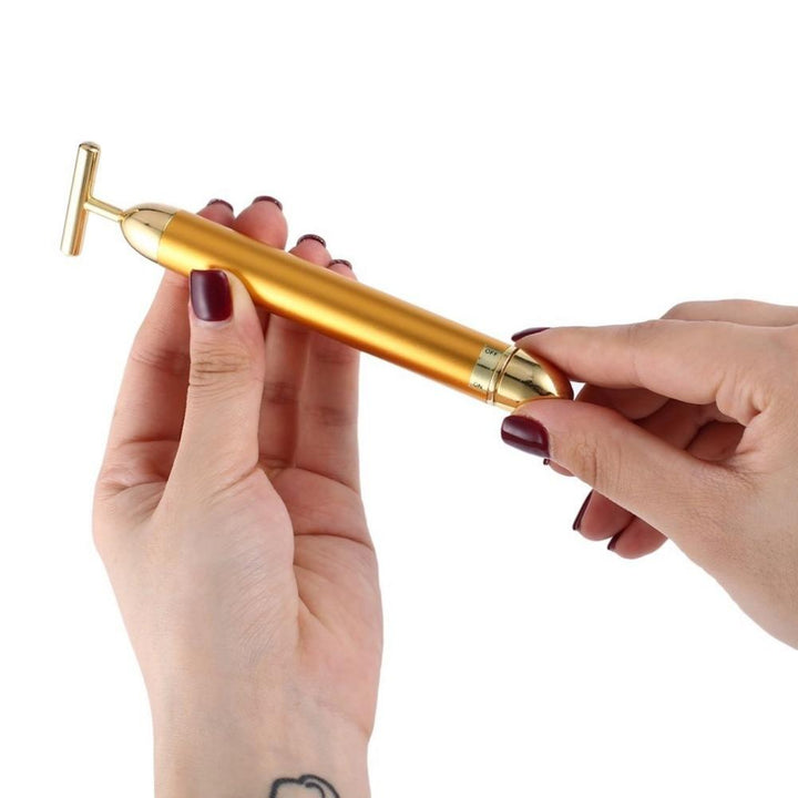 Facial T-Bar Gold Massager | Stornfield