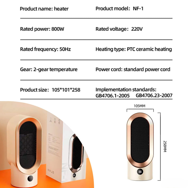Stornfield | Energy-Efficient Space Heater for Small Rooms