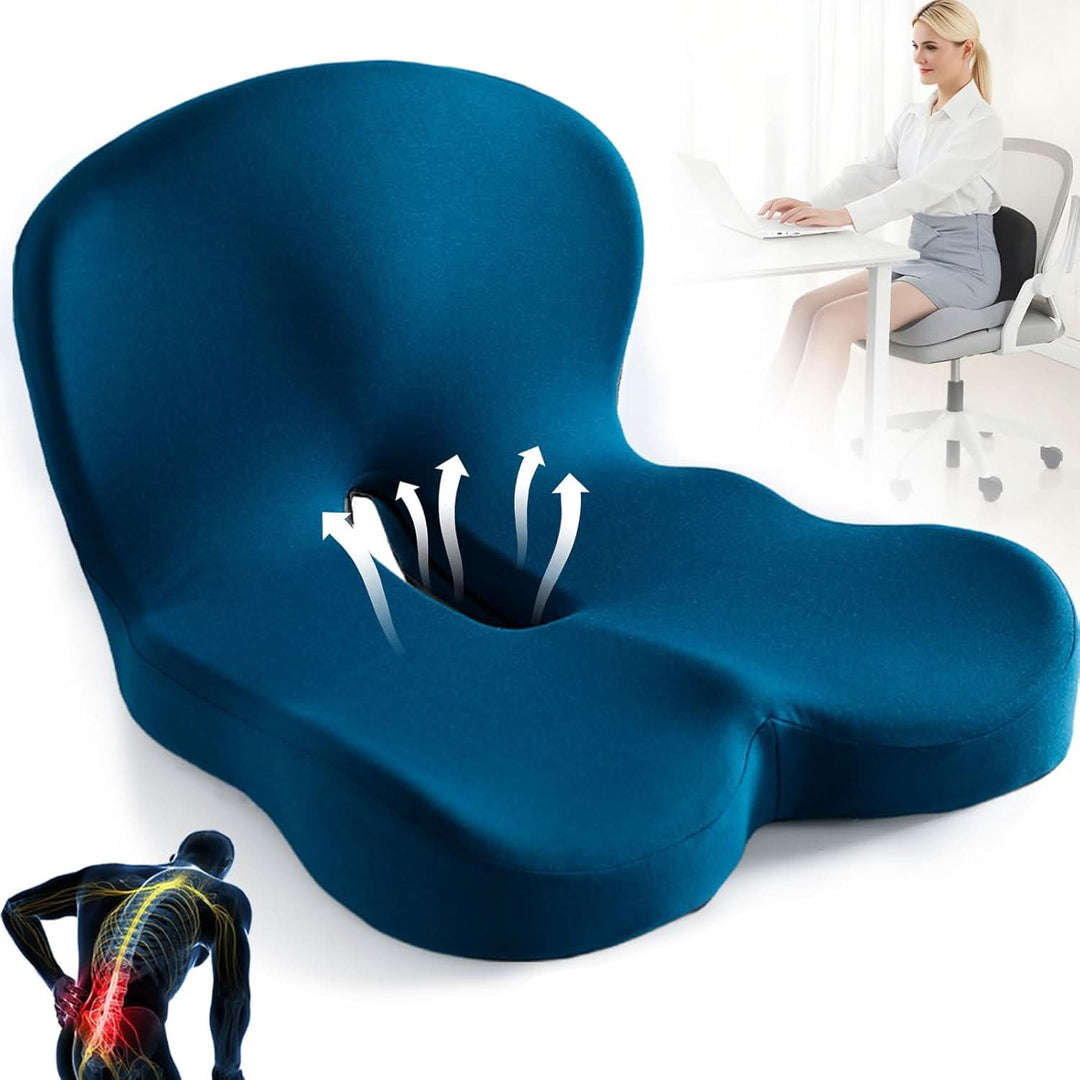 Stornfield | Ergonomic Seat Cushion with Lumbar Support