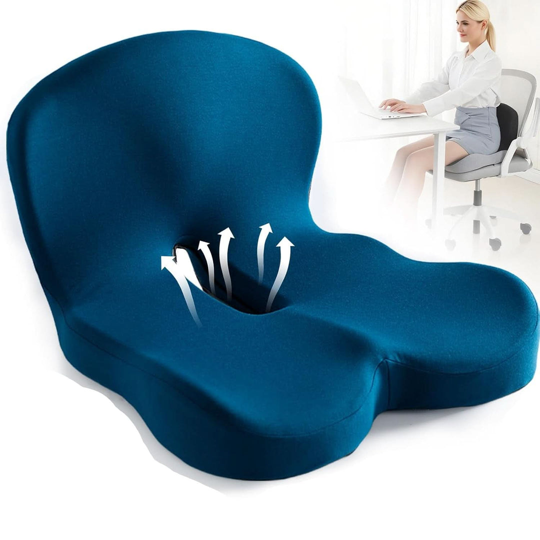 ErgoComfort Pad Memory Foam Seat Cushion | Stornfield
