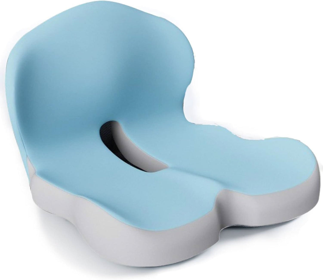 Stornfield | ErgoComfort Seat Cushion – Ergonomic Memory Foam Cushion for Back Support and Comfort