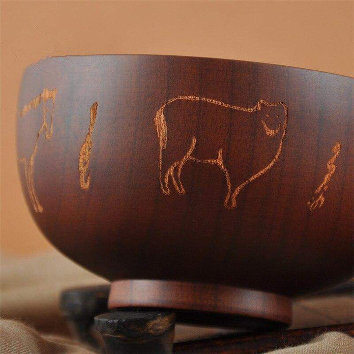 Ethnic wooden bowl Stornfield