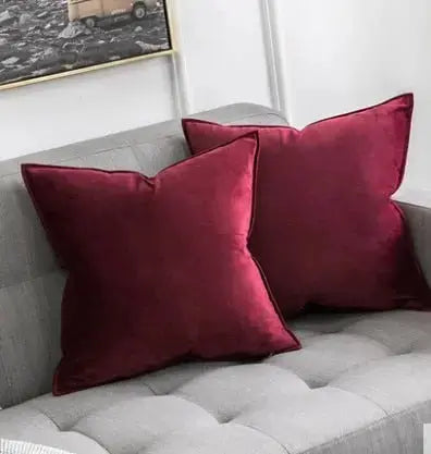 Stornfield | VelvetLuxe – Elegant Velvet Cushion Cover with Refined Details