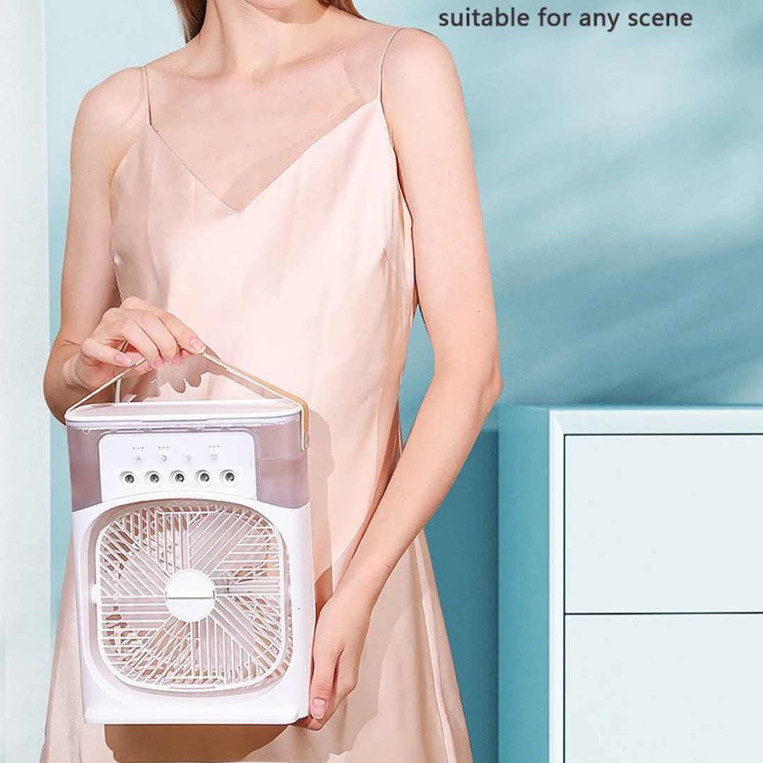 Evaporative 4-In-1 Mini Mobile Air Conditioning Fan | Stornfield