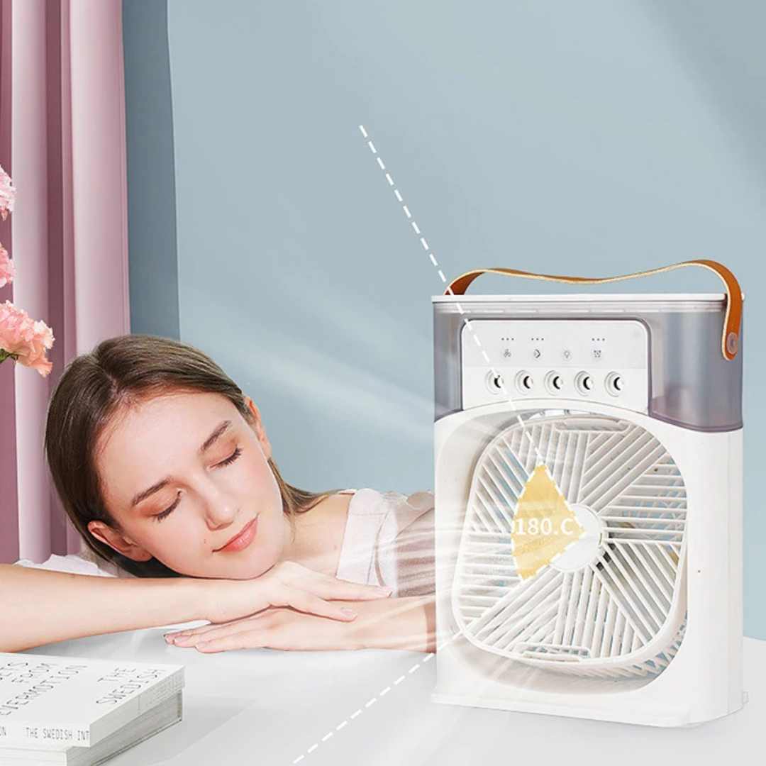 Evaporative 4-In-1 Mini Mobile Air Conditioning Fan | Stornfield