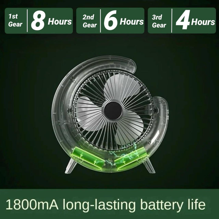 Fan Desktop Rechargeable 2:1 | Stornfield