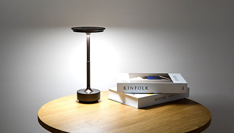 ClarityGlow Luxury Edition | Wireless LED Table Lamp | Stornfield
