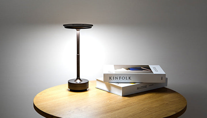 ClarityGlow Luxury Edition | Wireless LED Table Lamp | Stornfield