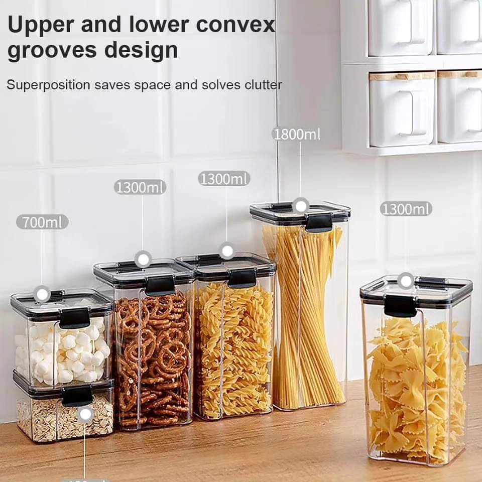 Stornfield | 8-Piece Airtight Food Storage Container Set