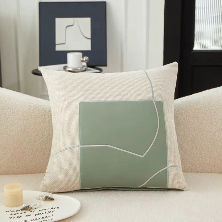 Stornfield | Geometric Embroidered Cushion Cover