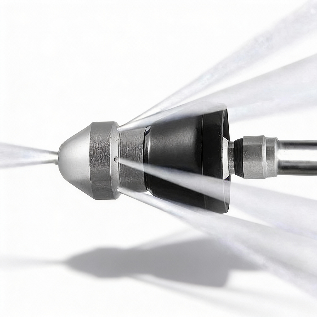 Stornfield | High-Pressure Drain Jetting Nozzle – Stainless Steel Sewer Cleaning Sprayer for Fast Pipe Unblocking