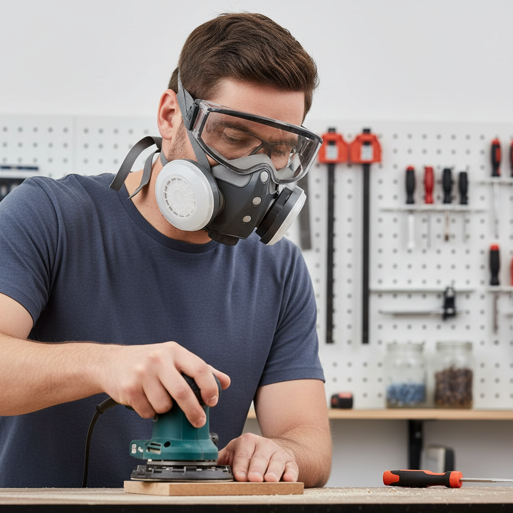 Stornfield | Integrated respiratory mask – For woodworking, painting & dust pRedection