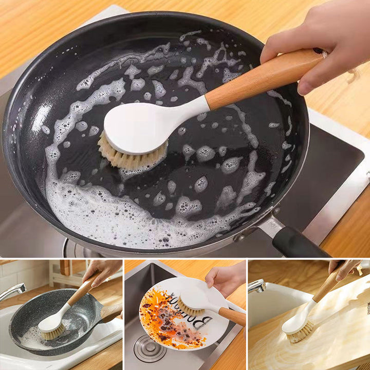 Wooden Handle Pan Brush | Stornfield