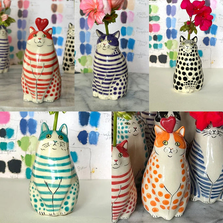 Stornfield | Dotted Cat Vase