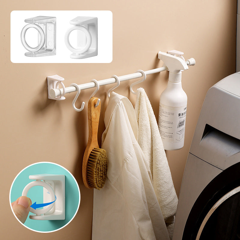 Nail-free Adjustable Rod Bracket Holders (2 pcs) | Stornfield