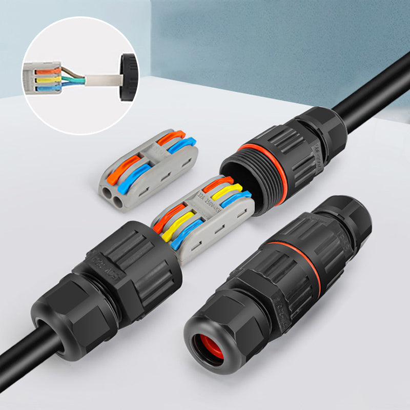 Waterproof electrical wire connector for outdoor use | Stornfield
